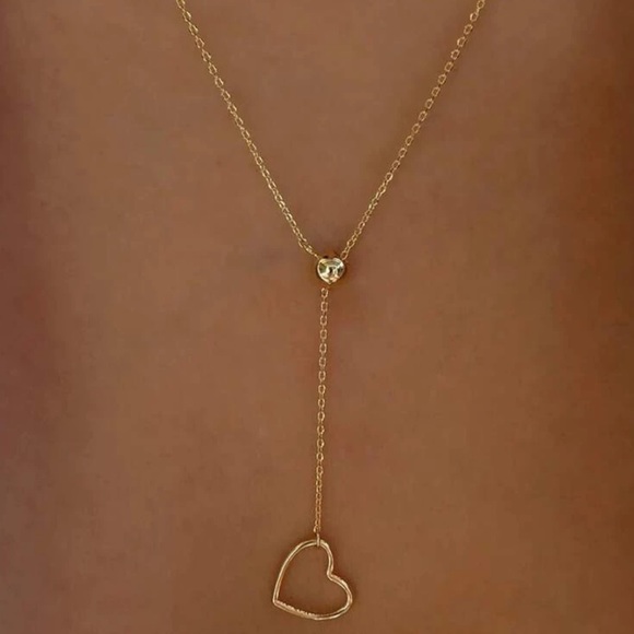 My Added Sparkle Jewelry - 3/$30 Heart Lariat Necklace